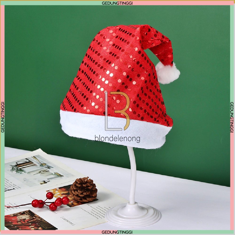 Topi Natal Santa Claus Sinterklas Bando Bandana Tanduk Rusa Aksesoris Rambut Dewasa Anak Bayi Kecil Laki Perempuan Led Grosir Polos Bludru Tebal Premium Lusinan Merah Hijau Lucu Unik Kece Merry Christmas Ornament Decor Accesories Baby Hat Cap Stuff 2023