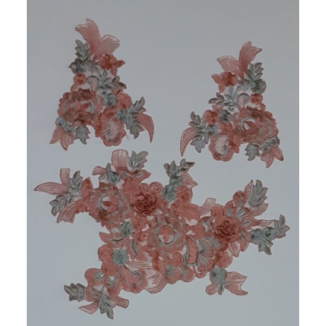 renda cantik taburset/renda bordir berkualitas/renda bordir organza/renda bordir tempel/renda bordir