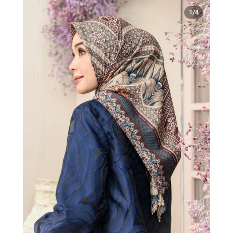 preloved Julang scarf blue mosque