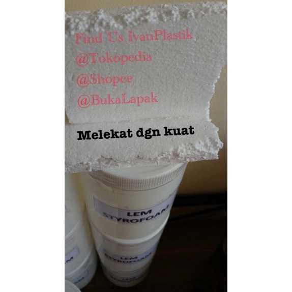 

Lem Styrofoam Asli dari pabrik Styrofoam / Lem stereofoam MURAH
