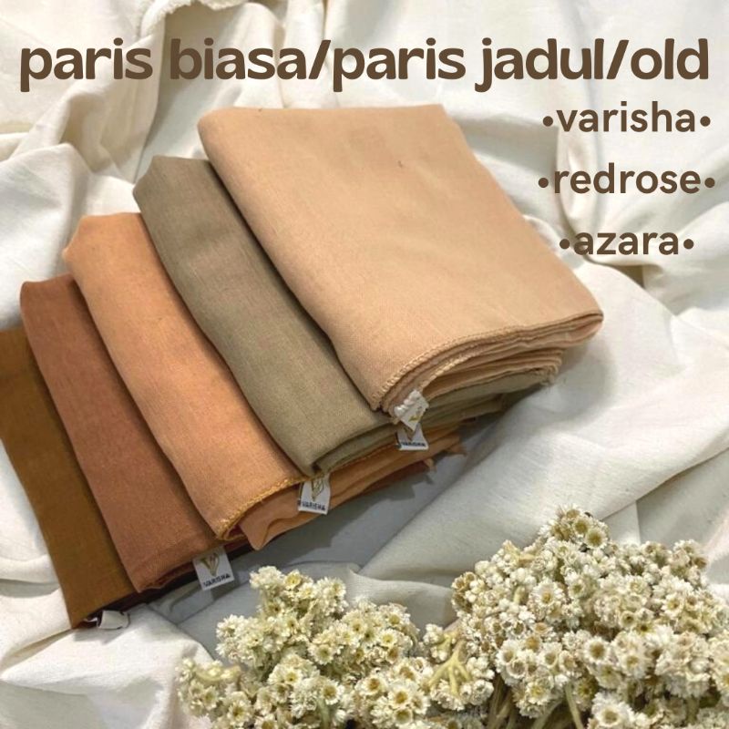 HIJAB SEGIEMPAT PARIS BIASA / PARIS LEGEND/JADUL MERK VARISHA REDROSE AZARA