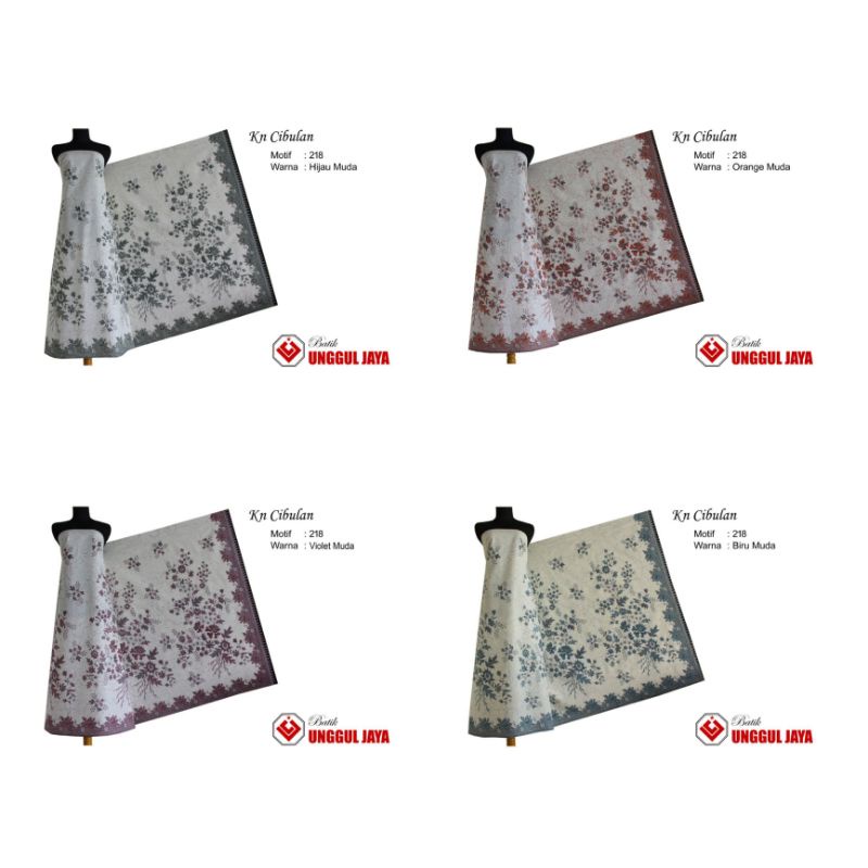 KAIN BATIK  UNGGUL JAYA CIBULAN 218 // UNGGUL JAYA PRIMISIMA