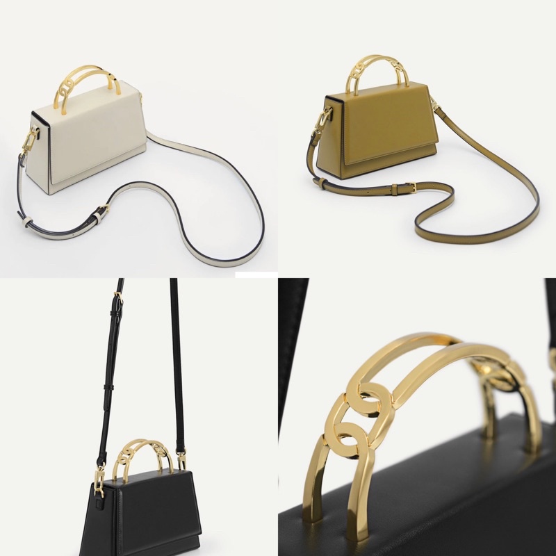 SALE - Tas Wanita Pdro Chain Embellished Shoulder Bag - 1159#