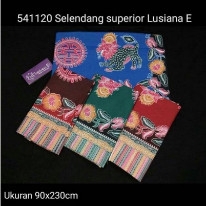 SELENDANG GENDONG KATUN PRIMIS / SELENDANG BATIK / SELENDANG PREMIUM / SELENDANG EKSKLUSIF LUSIANA E 541110/890250/890100/541120/350100
