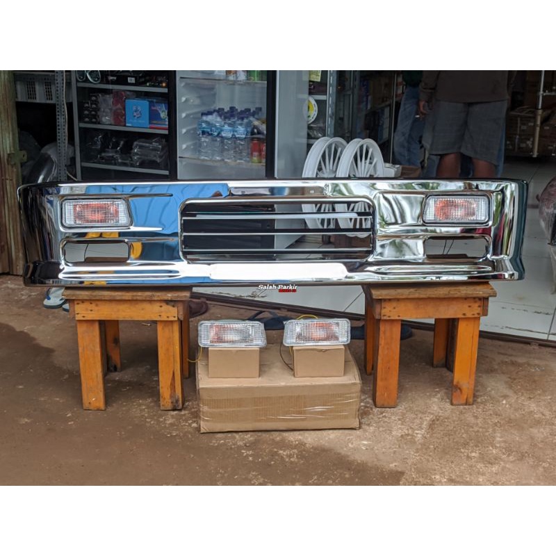 bemper depan truck bemper krom bemper center bemper isuzu giga