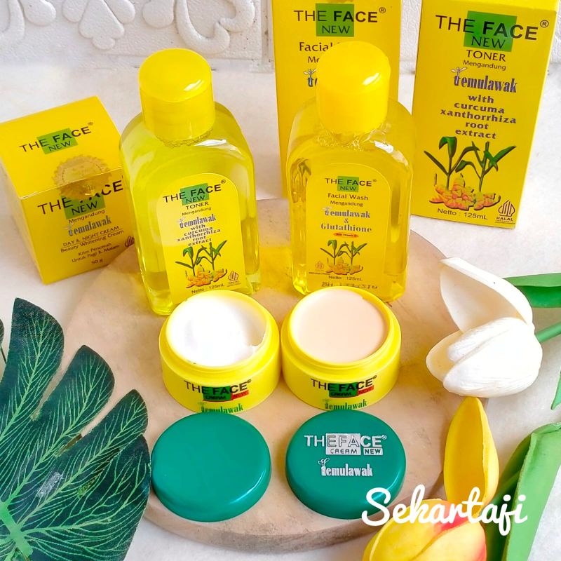 (The Face) Paket Cream Temulawak RESMI BPOM isi 4