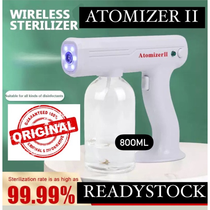 Atomizer Nano Spray Gun Disinfectant 800ml Pistol Disinfektan
