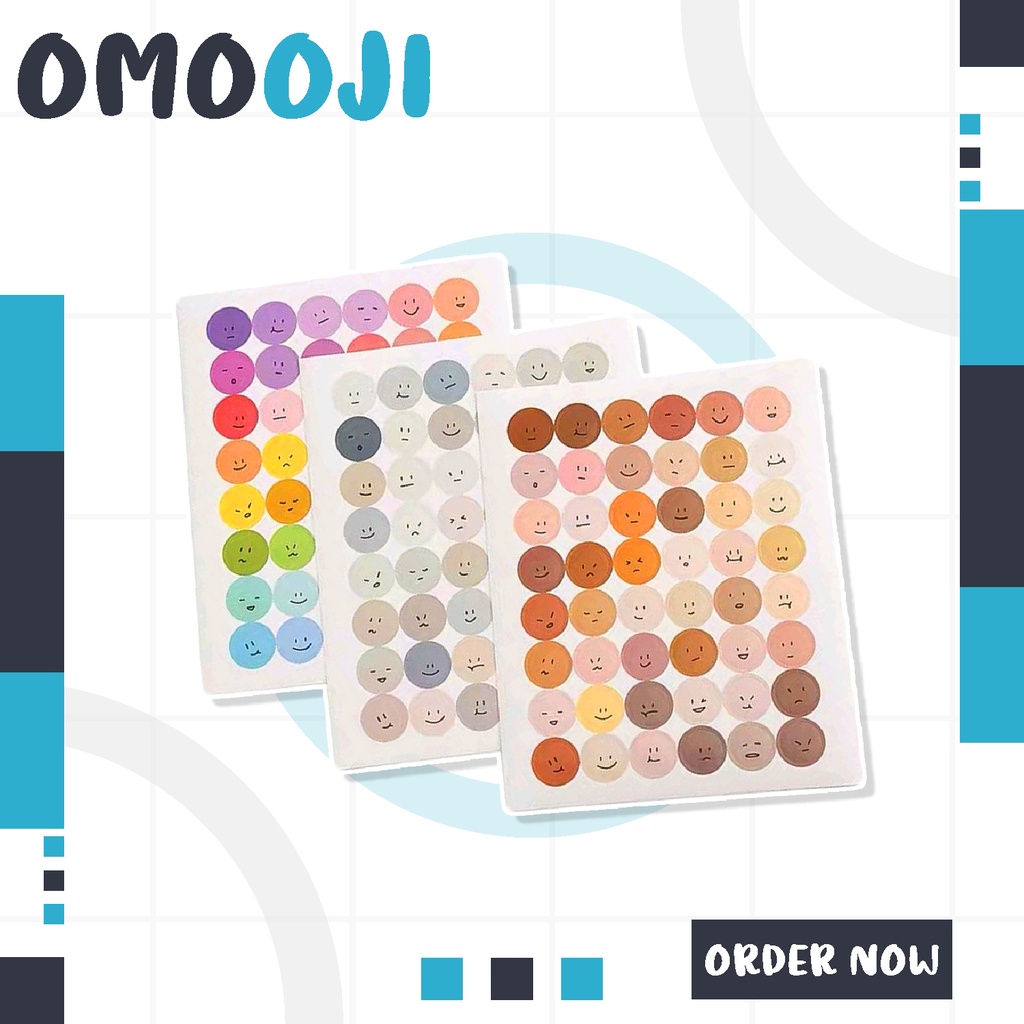 

Omooji - 1pc Stiker Bulat Motif Smile Gaya Morandi Untuk Dekorasi Buku Catatansekolah R441