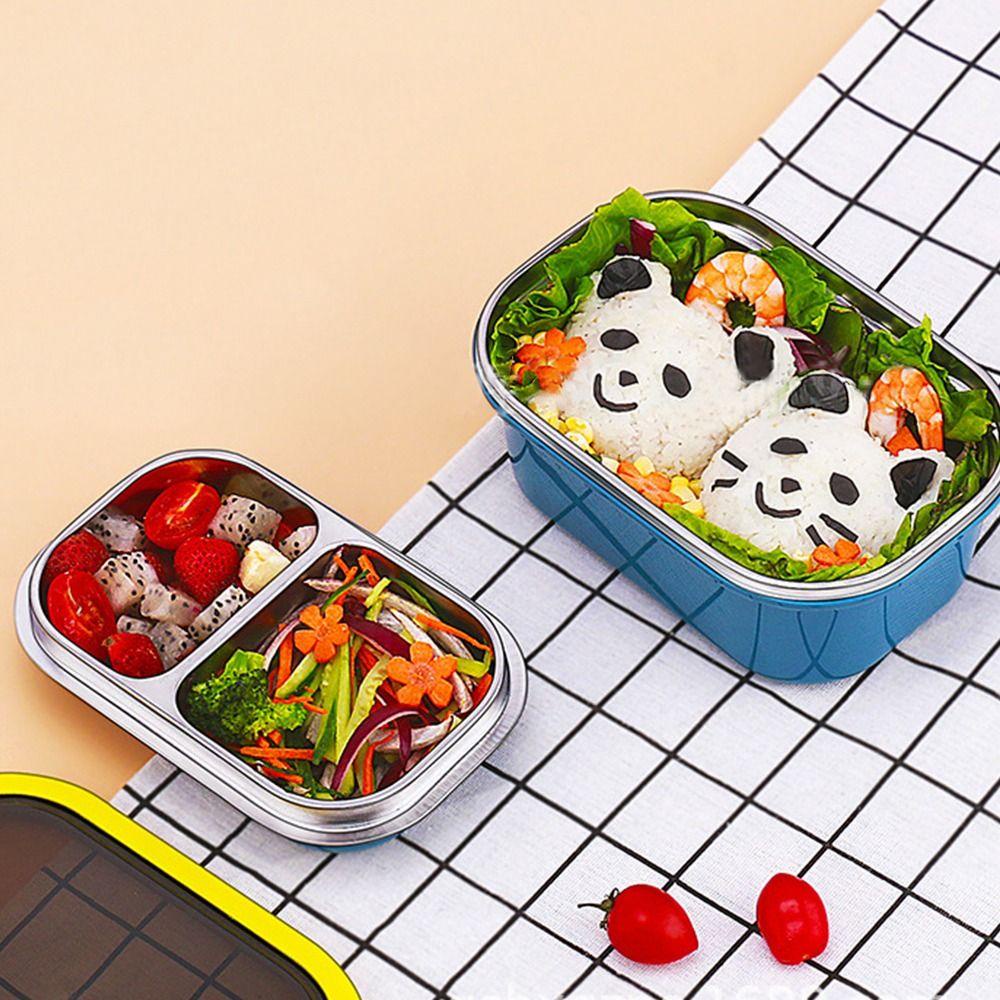 Top Lunch Box Microwavable Untuk Pelajar Pekerja Kantor Wadah Makanan Double Layer