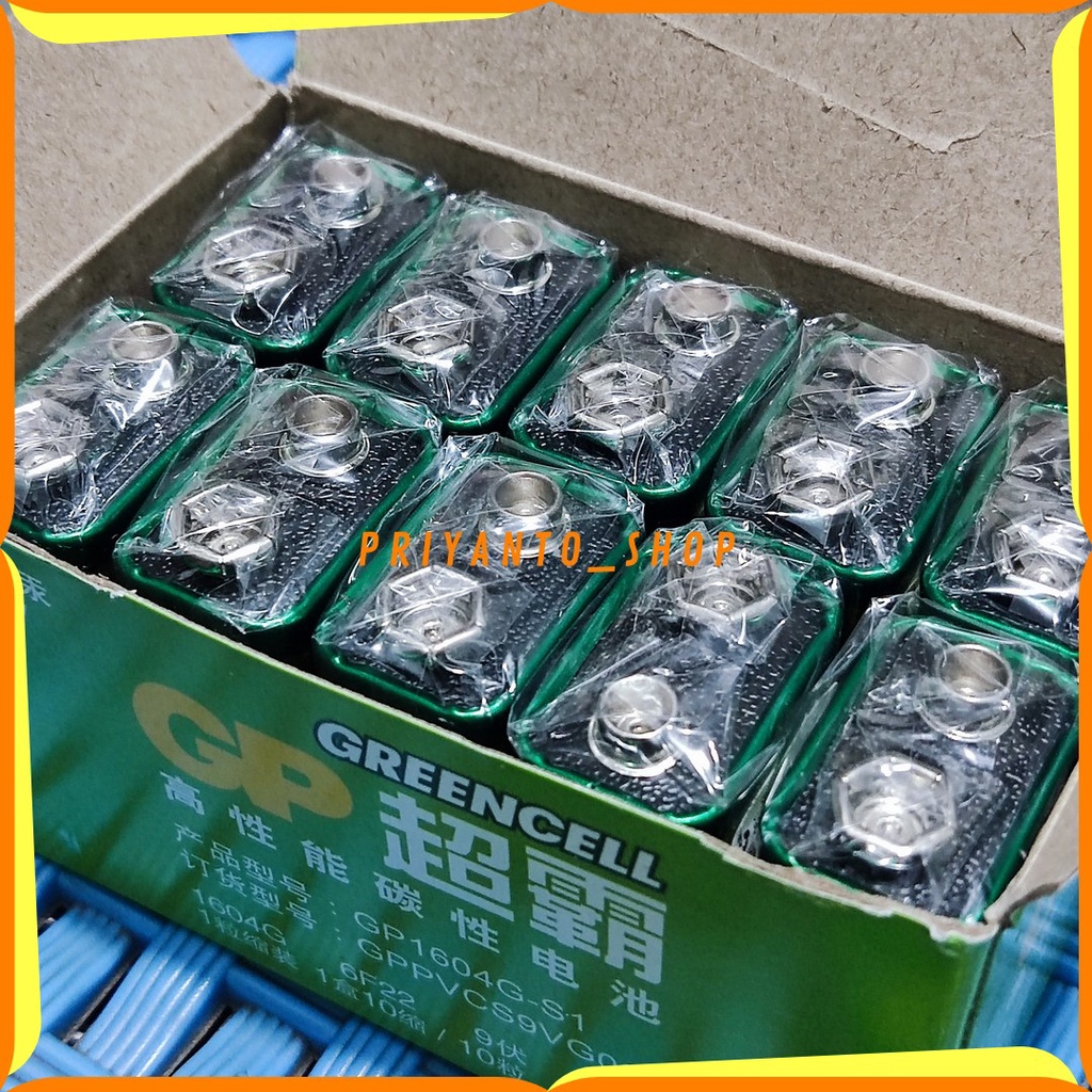 Battery baterai Batre Kotak GP 9V GF22 Asli Awet