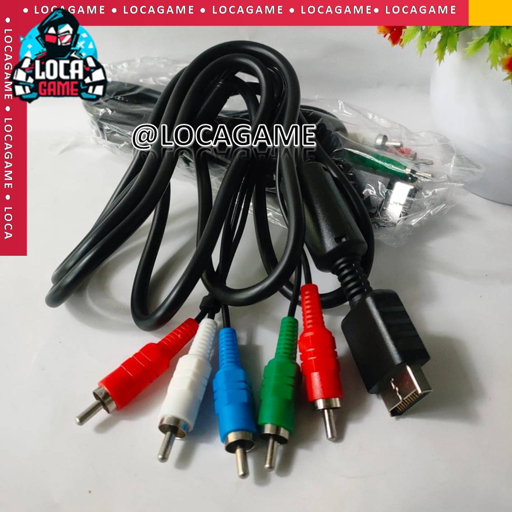 KABEL KOMPONEN | CABLE COMPONENET AV Playstation PS2 PS3