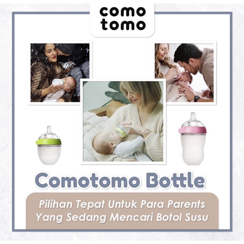 Comotomo Nipple Replacment - Nipple Comotomo / Botol Susu bayi