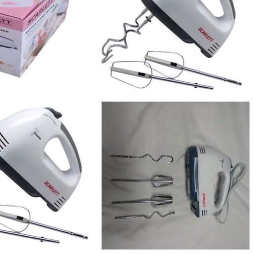 SHENAR, HAND MIXER SCARLETT PENGOCOK TELUR KUE / MIXER TANGAN ELEKTRIK