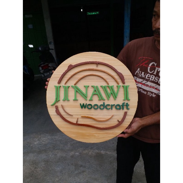 Logo ukir/custom logo/logo kayu