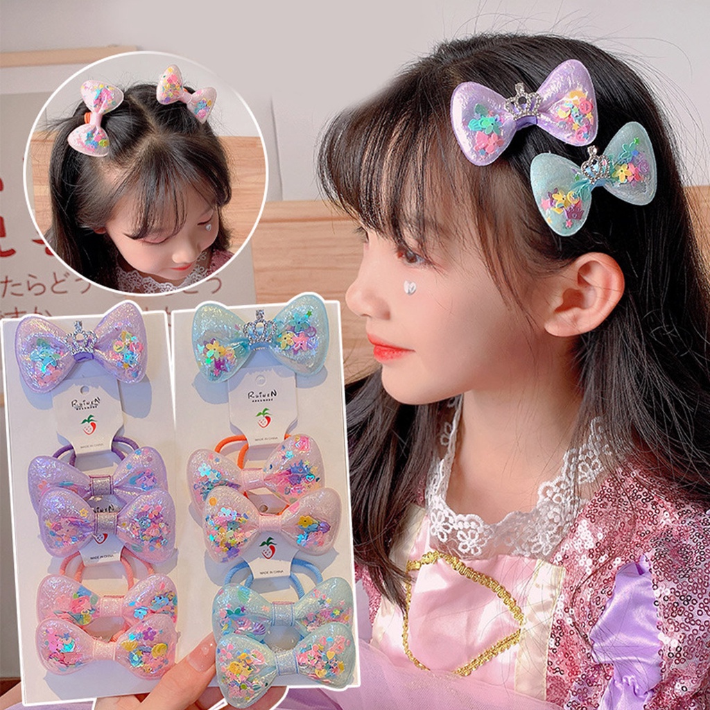 IKAT RAMBUT ANAK PEREMPUAN KOREA PITA MANIK LUCU AKSESORIS RAMBUT IMPORT AK261