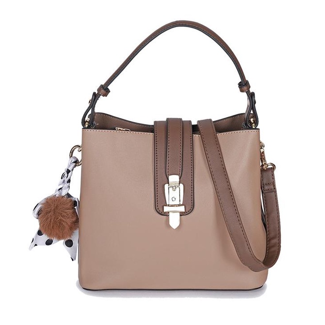 En-ji Shelby Handbag - Khaki