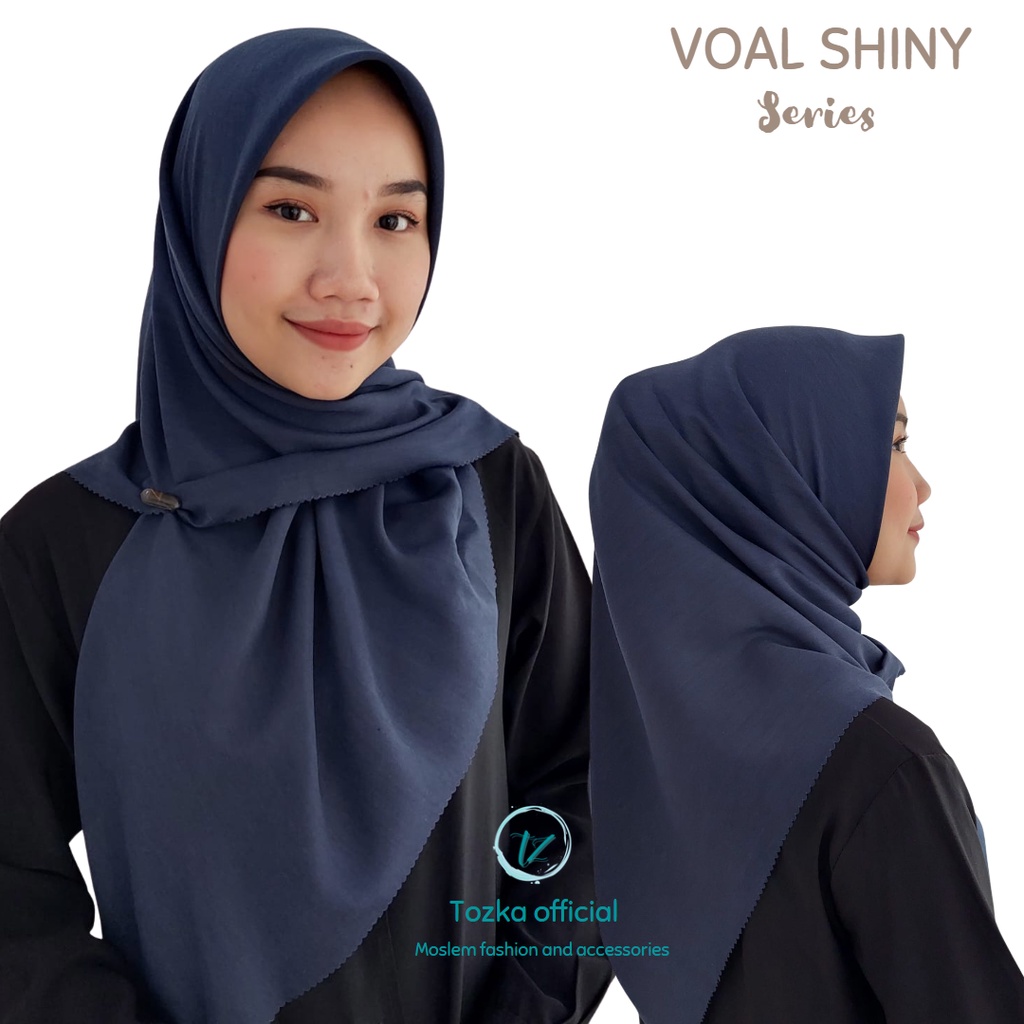 VOAL SHINY HIJAB I hijab segi empat by Tozka