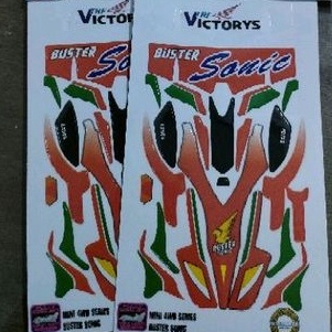 stiker decal mini4wd Buster sonic