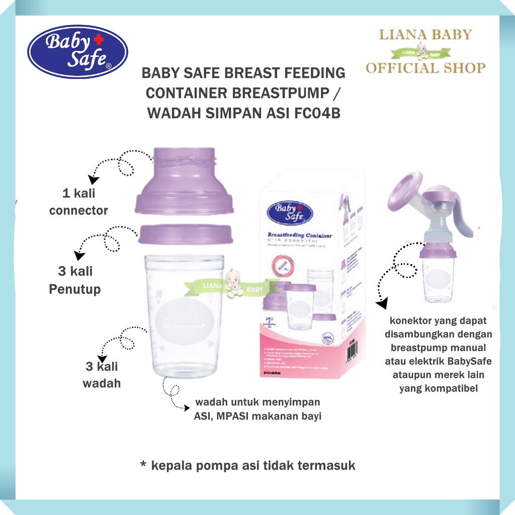 PMS277 BABY SAFE BREAST FEEDING CONTAINER WADAH SIMPAN ASI FC04B