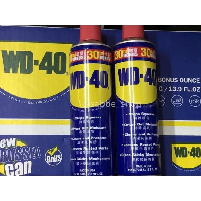 WD-40 Pelumas Anti Karat 412 Ml / WD40 Jumbo 412 Ml