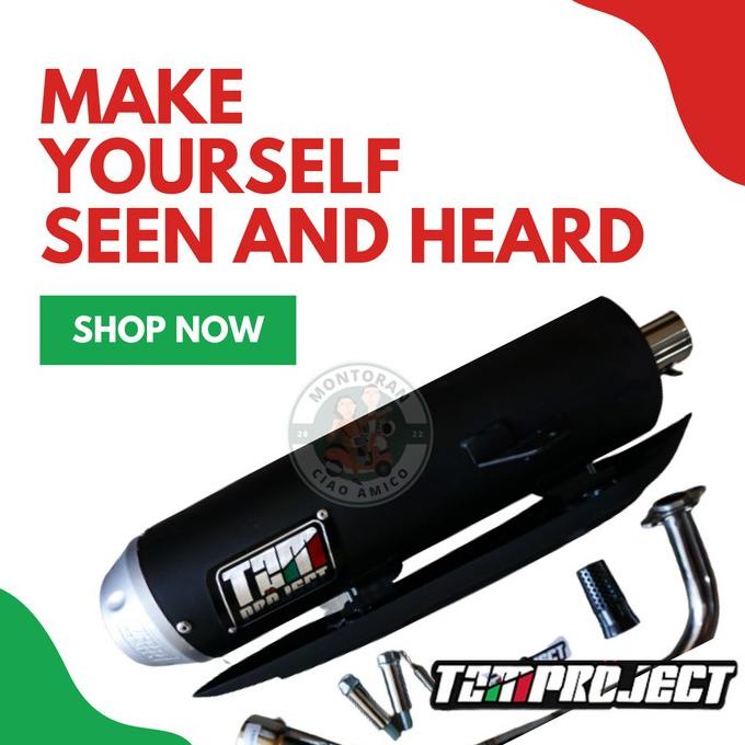 Knalpot TZM Project STD Non SS Pro FULL Package Beat & Scoopy Fi/Karbu TERLARIS TERPERCAYA ORIGINAL