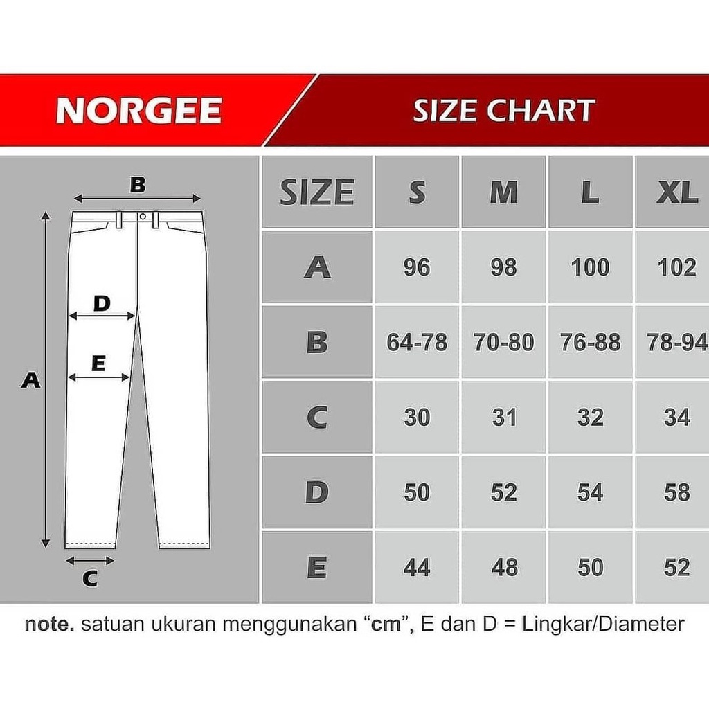 Norgee Celana Panjang Moran