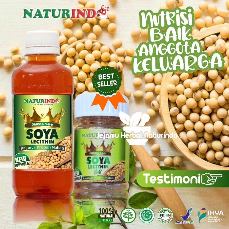 Jual OMEGA SOYA LECITHIN 3 6 9 MULTIVITAMIN PROTEIN NABATI TERBAIK