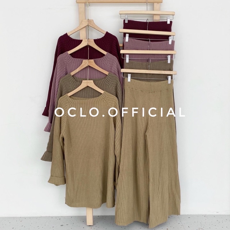 Famaira Set Knit | Setelan One Set Knit Premium Sweater