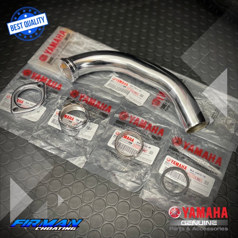 PAKET LEHERAN CINCIN ATAS BAWAH SET PERPAK KNALPOT RX KING RXS RXK YT115 ORIGINAL (SEPAKET)