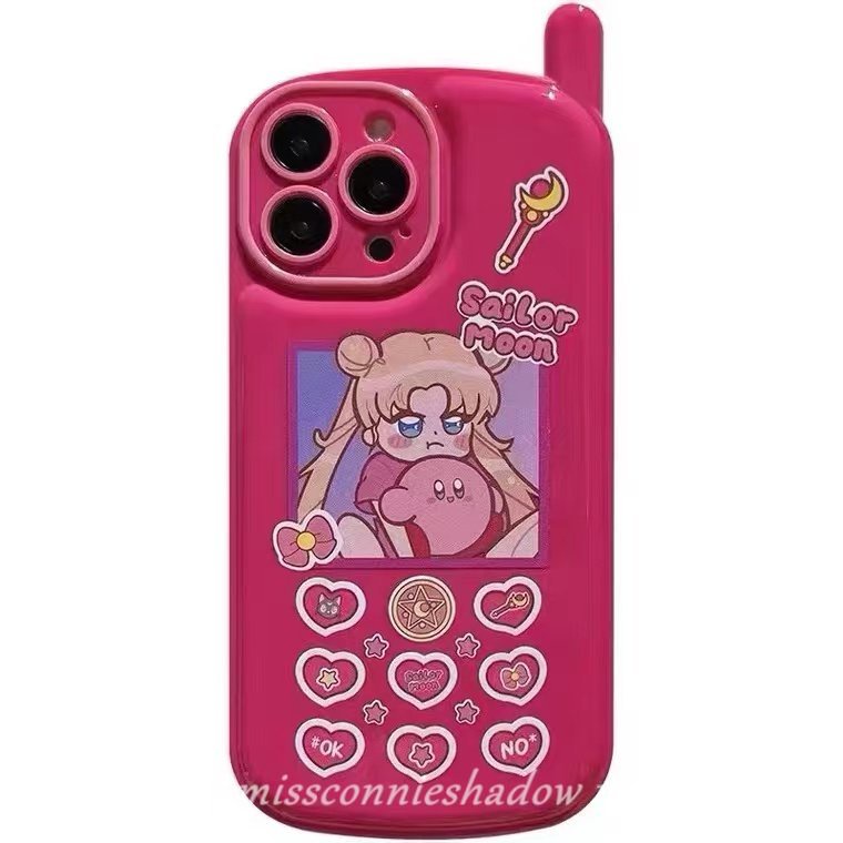 Soft Case Desain Kartun Anime Sailor Moon Gaya Jepang Retro Untuk iPhone 7 8 Plus 11 12 13 Pro MAX XR X XS MAX