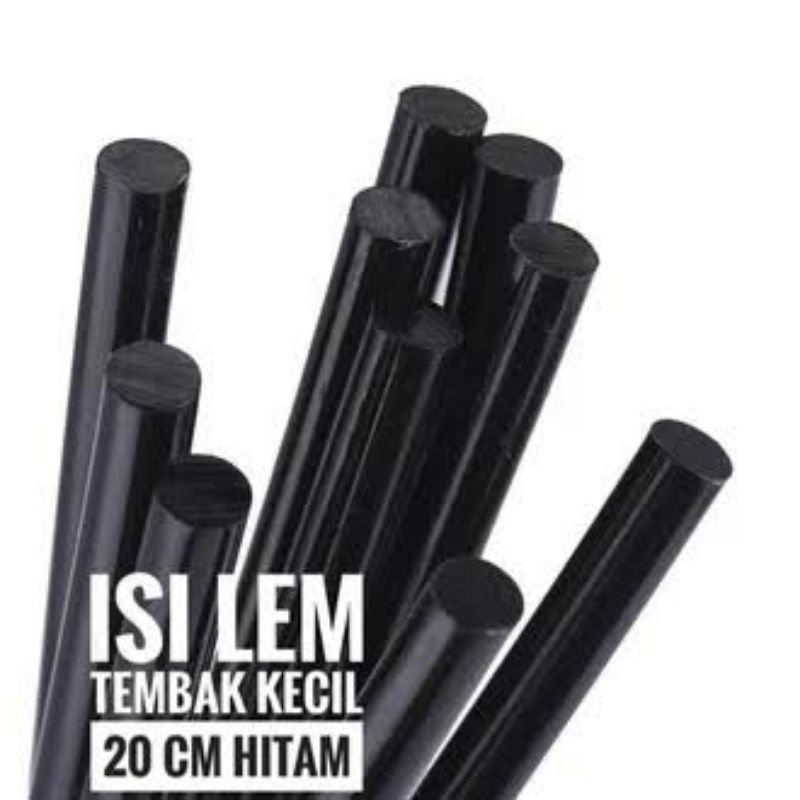 Jual Lem Bakar Hitam Lem Tembak Hitam Glue Gun Bakar Refil Black Kecil