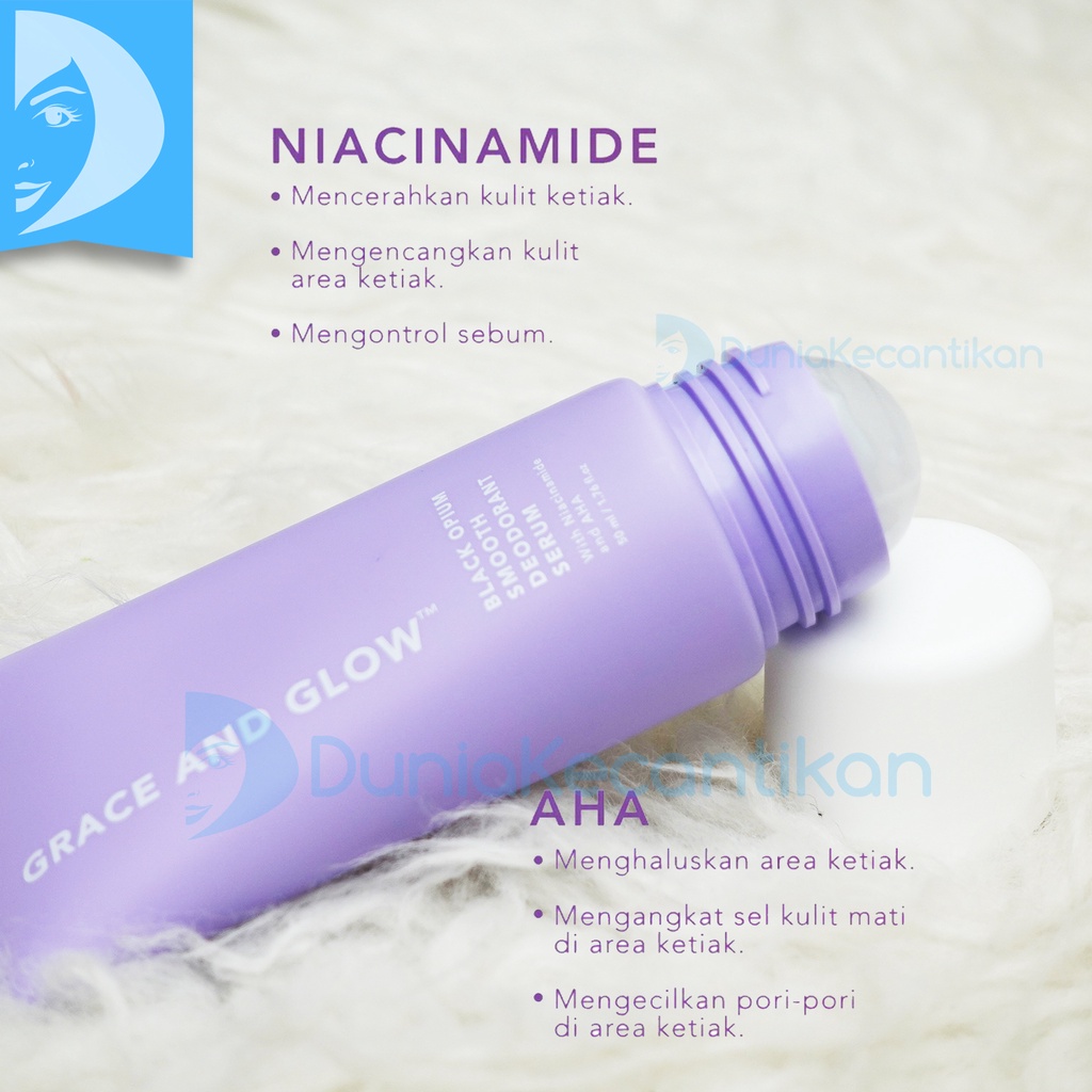 Grace and Glow Deodorant Roll On Serum Protect Deo Penghilang Bau Badan Grace &amp; Glow Deo BPOM Pemutih Ketiak