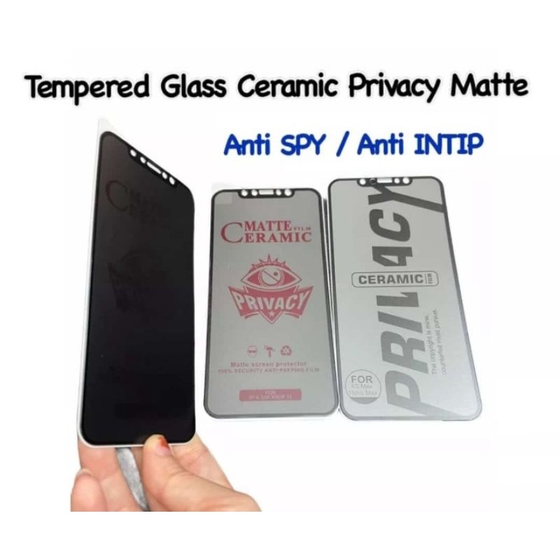 Temperglass Pelindung Layar Oppo A17 A52 A53 A54 A55 A57 All Type Privacy Mate