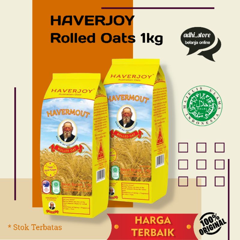 Haverjoy Havermout Rolled Oats 1kg