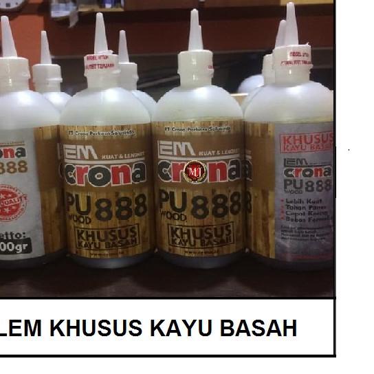 

Lem Kayu basah Crona PU Wood 888 500gram - 450gram