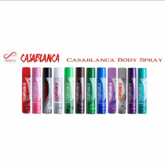 Casablanca Homme Body Parfum Spray Kaleng 100ML