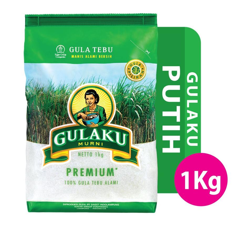 

マ Gulaku Premium Gula Pasir Putih Hijau Ijo 1kg 1 kg ⇤