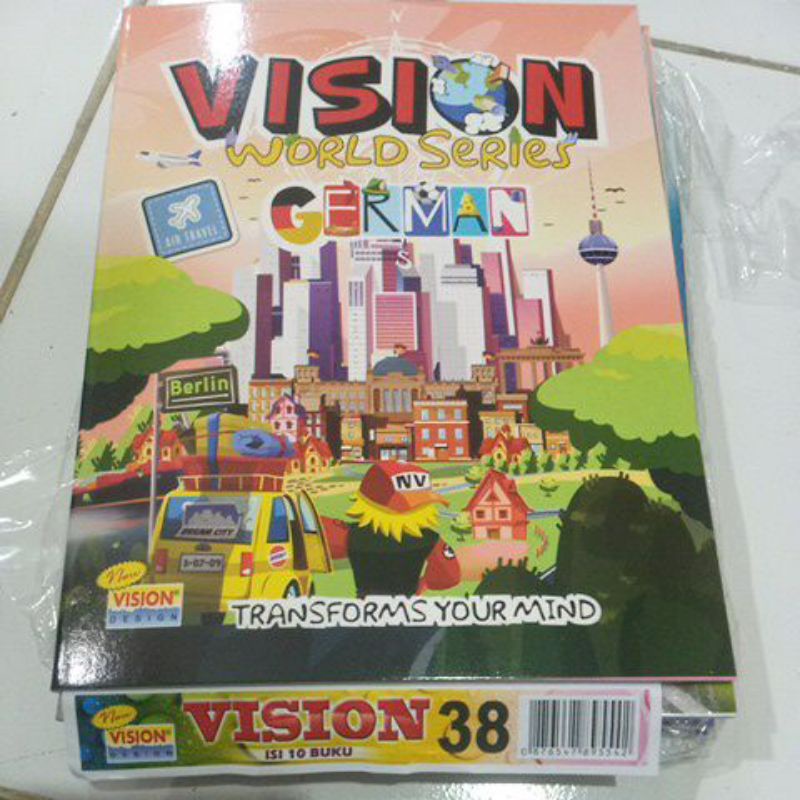 

1PAK BUKU TULIS VISION ISI 38 LEMBAR (10 PCS)
