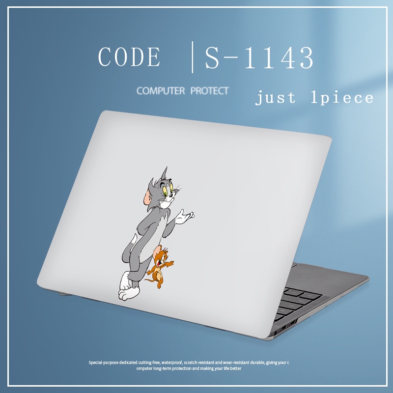 1pc Universal Bebas Potong COD Laptop Decals Colorful Cinnamoroll Marbel Laptop Dekorasi Stiker Untuk Lenovo Ideapad 320C-15 Ideapad 320S-15 Skin Full Cover Sticker