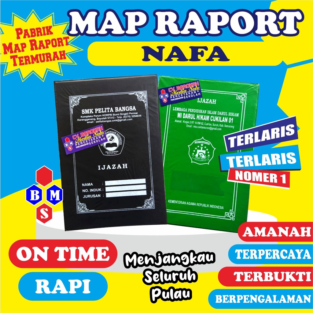

Map Raport / Map Ijazah Sablon (Bahan Nafa/Sheet)
