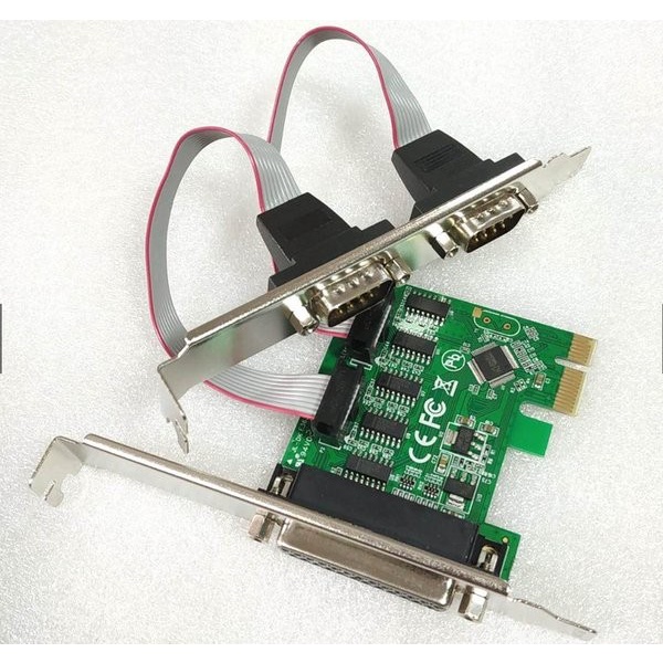 PCI-E i/o card PCI Express PCIE 2 port DB9 RS232 Serial 1 Parallel DB25 LPT BAFO BF-H805