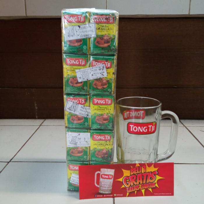 

Discount Teh Melati Tong Tji Premium Jasmine isi 50 pack @ 10 gr Gratis 1 Gelas /TEH DIET/TEH