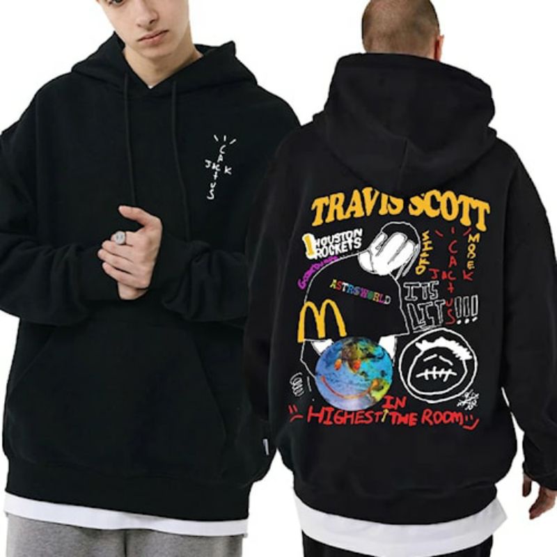 Hoodie Travis Scott Sweater Hoodie Pria Wanita Kl87