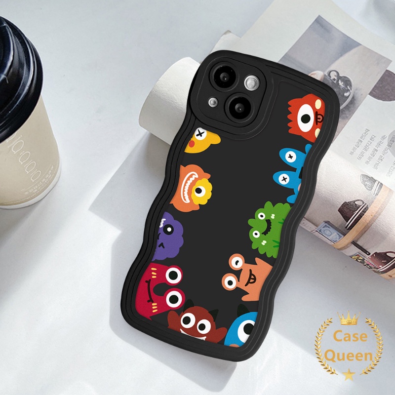 Soft Case Motif Kartun Monster Untuk OPPO A17 A57 A15 A16 A55 A54 A96 A16K A17K A12 A77 A74 A5 A9 A16s A95 A5s A7 A1k A77s A53 A3s A72 A76 Az 712 7Z 6e 8Z