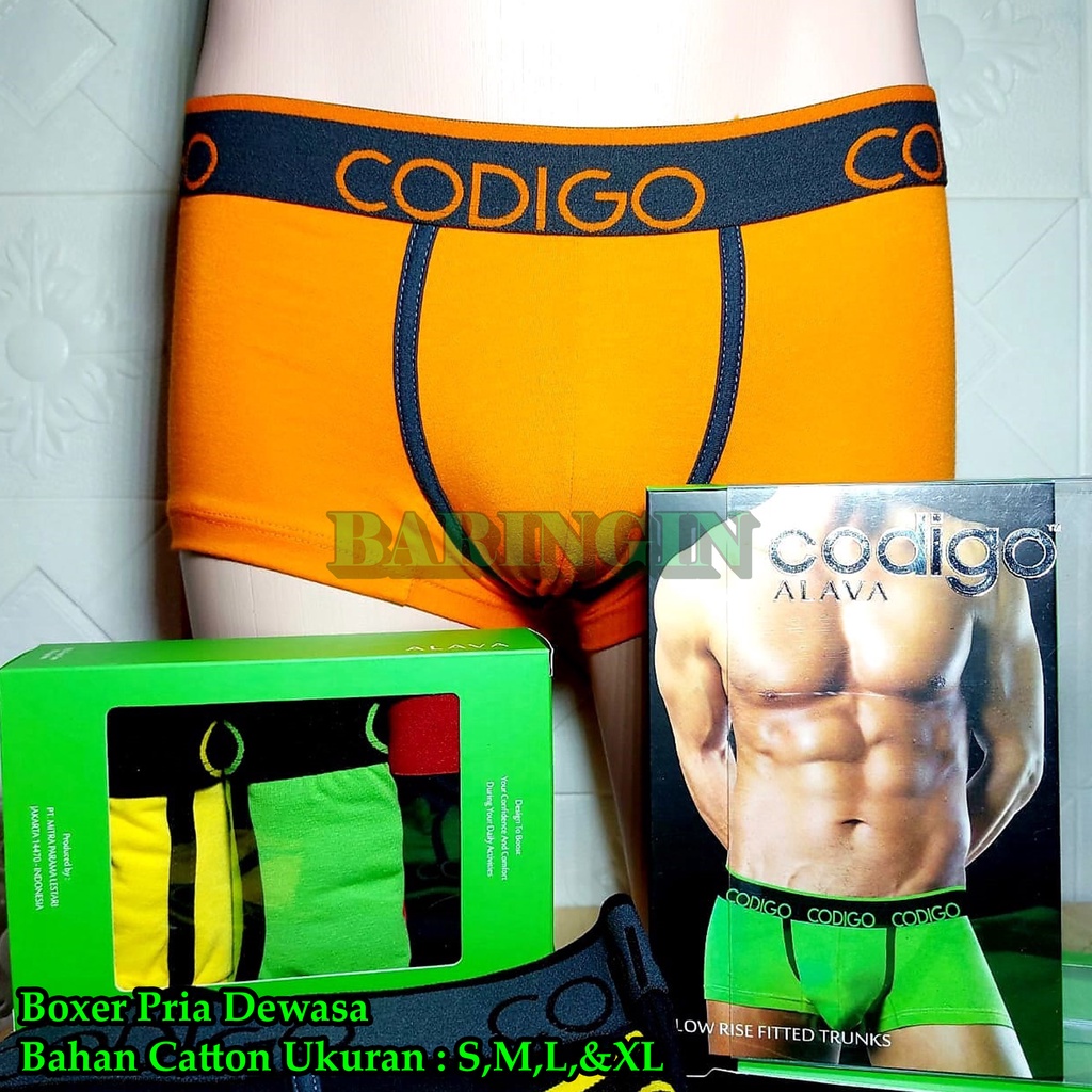 ISI 3 PCS BOXER PRIA DEWASA BRIEFS-Boxer Cowok Distro