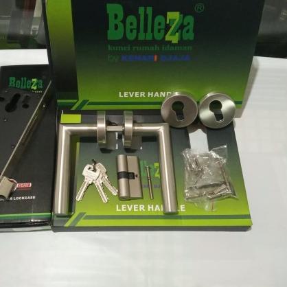 Kunci Pintu Set Lever Handle BELLEZZA HRES 858.02 US32D - HRE 61.41