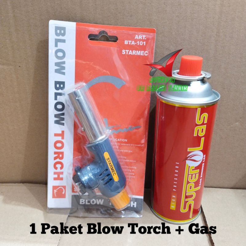 Jual Kepala Gas Portable Gas Kaleng Blow Torch Gun Pemantik