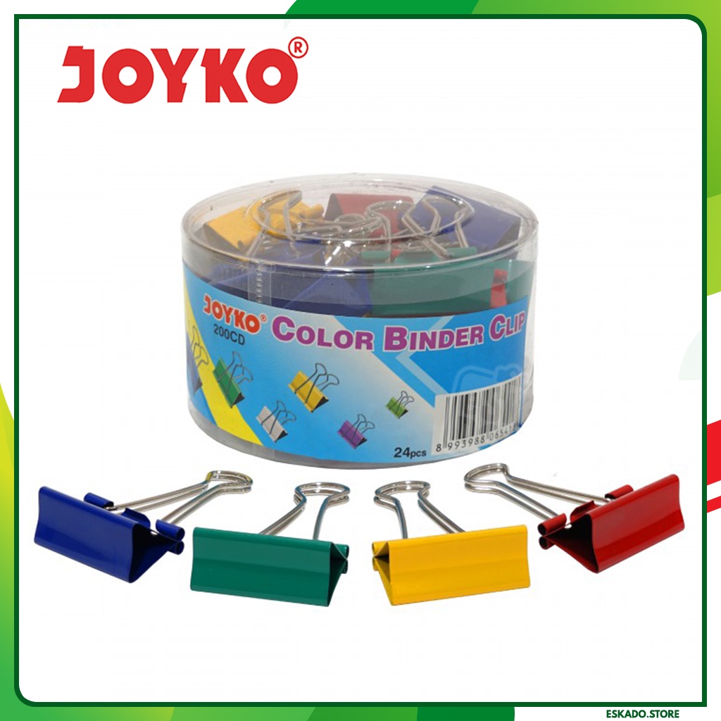 Binder Clips Joyko 200 CD - 1 Drum (24 pcs)