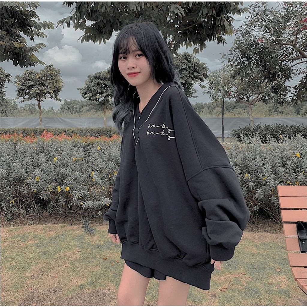 SWEATER OVERSIZE - BABY KOREAN SWEATER OVERSIZE WANITA - SWEATSHIRT