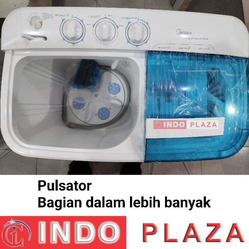 MESIN CUCI 2 TABUNG MIDEA 7 Kg / 7Kg MTD-79 / 8 Kg / 8Kg MTD-89 / MTD-85